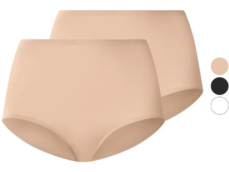 Damen Lasercut Slips, 2 Stück