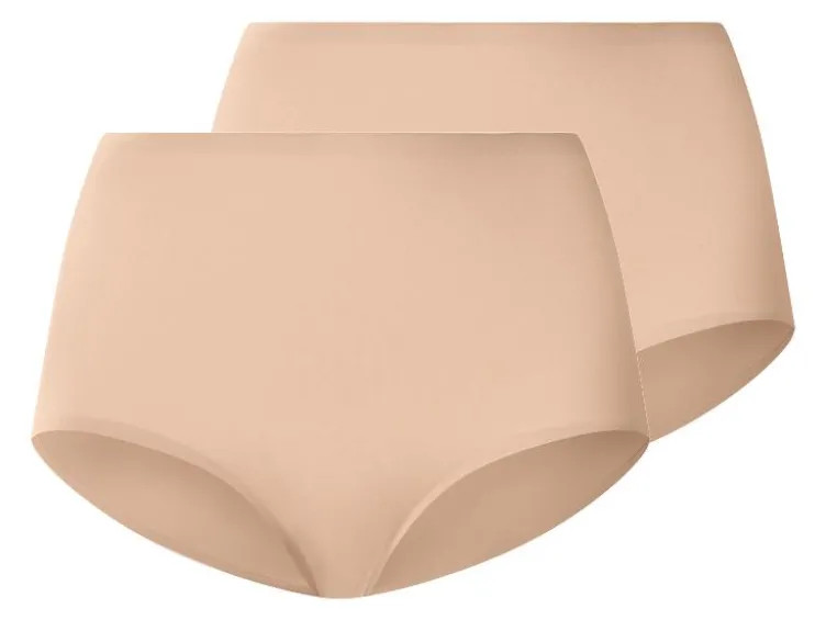 Damen Lasercut Slips, 2 Stück