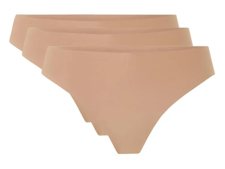 Damen Lasercut-Strings, 3 Stück