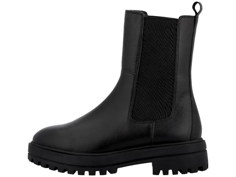Damen Lederstiefeletten