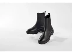 Damen Lederstiefeletten