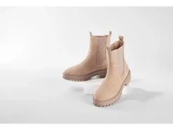 Damen Lederstiefeletten