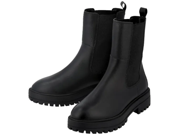 Damen Lederstiefeletten