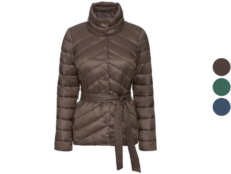 Damen Lightweight-Jacke in modischer Metallic-Optik