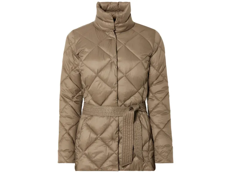 Damen Lightweight-Jacke mit Gürtel, windabweisend