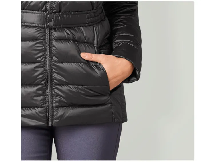 Damen Lightweight-Jacke mit Gürtel, windabweisend