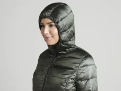 Damen Lightweight-Mantel, ultraleicht und warm