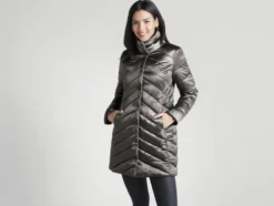 Damen Lightweight-Mantel, ultraleicht und warm
