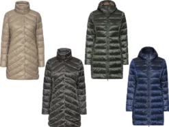 Damen Lightweight-Mantel, ultraleicht und warm