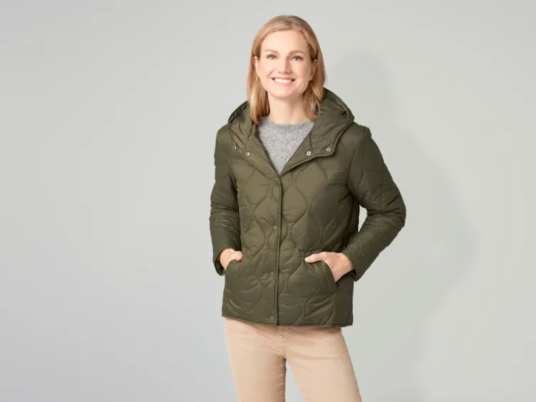 Damen Lightweight-Steppjacke, windabweisend