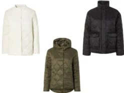 Damen Lightweight-Steppjacke, windabweisend