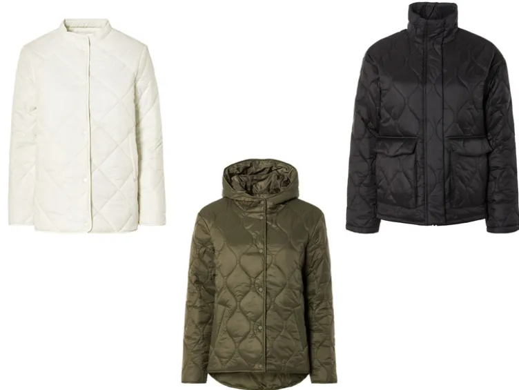 Damen Lightweight-Steppjacke, windabweisend