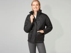 Damen Lightweight-Steppjacke, windabweisend
