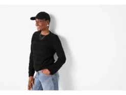Damen Lochstrickpullover