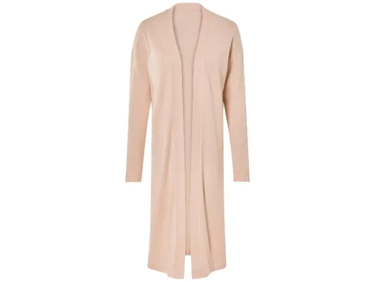 Damen Longcardigan, mit überschnittenen Schultern