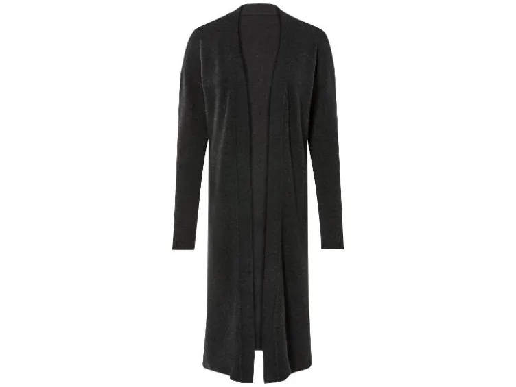 Damen Longcardigan, mit überschnittenen Schultern