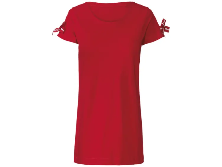 Damen Longshirt aus reiner Baumwolle