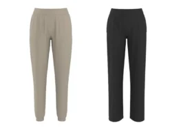 Damen Loungewear-Hose, normale Leibhöhe