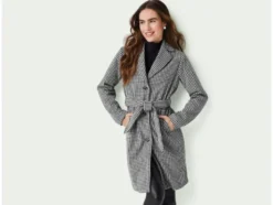 Damen Mantel mit Reverskragen