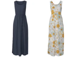 Damen Maxikleid, mit Gummizug in der Taille