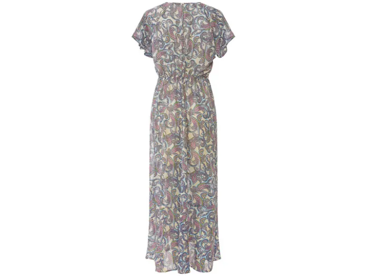 Damen Maxikleid, mit klassischem Paisley-Muster