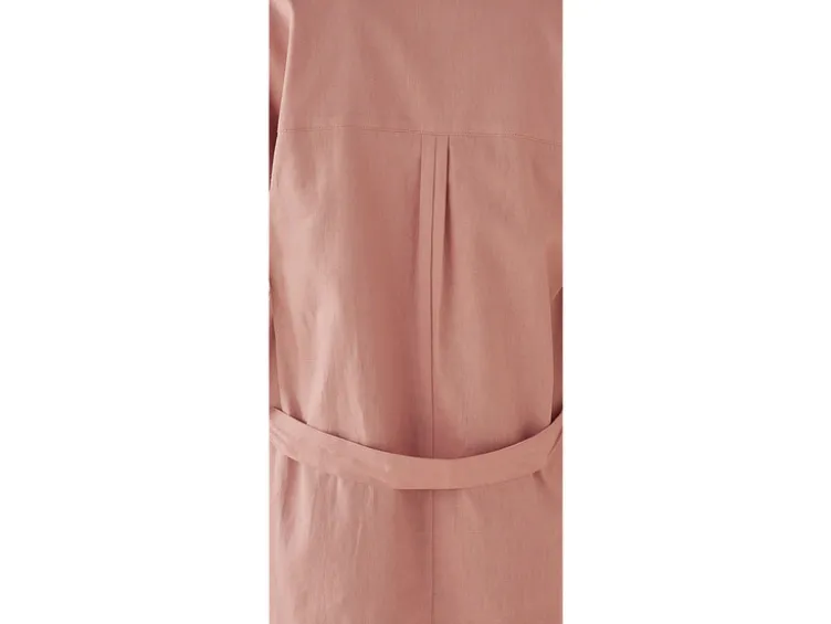 Damen Maxikleid mit Leinen