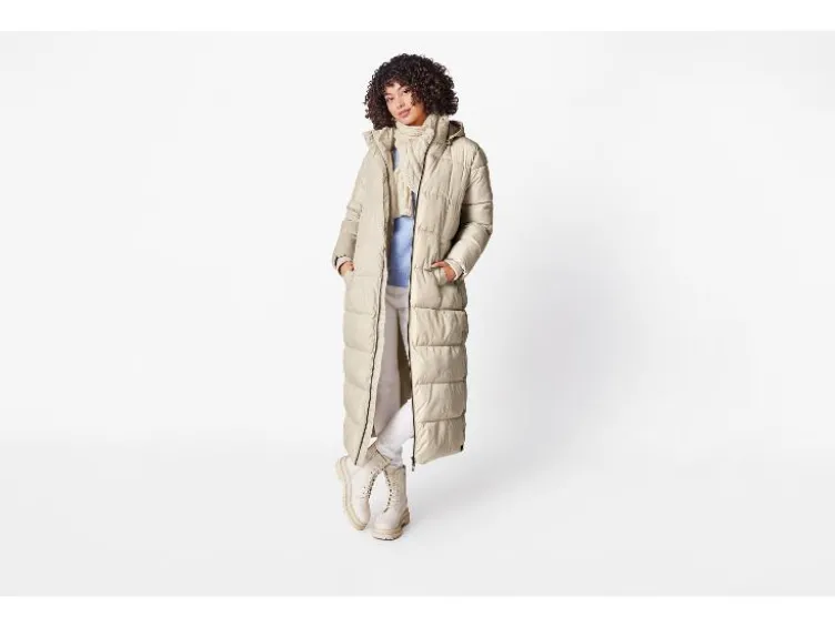 Damen Maxi-Steppmantel