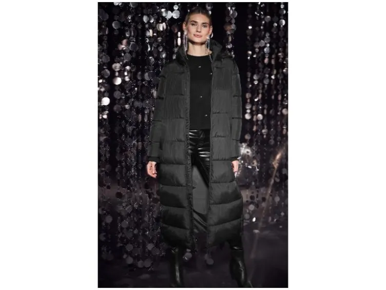 Damen Maxi-Steppmantel