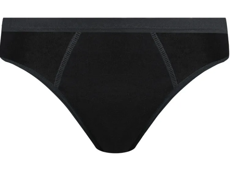 Damen Menstruationsslip aus Bio-Baumwolle, schwarz
