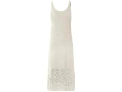Damen Midi-Häkelkleid
