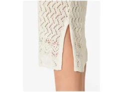 Damen Midi-Häkelkleid
