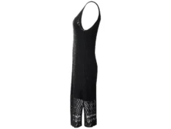 Damen Midi-Häkelkleid