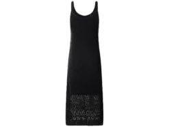 Damen Midi-Häkelkleid