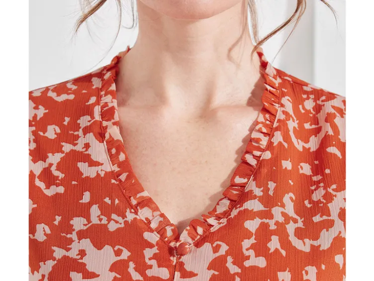 Damen Midi-Kleid, in moderner 3/4-Länge