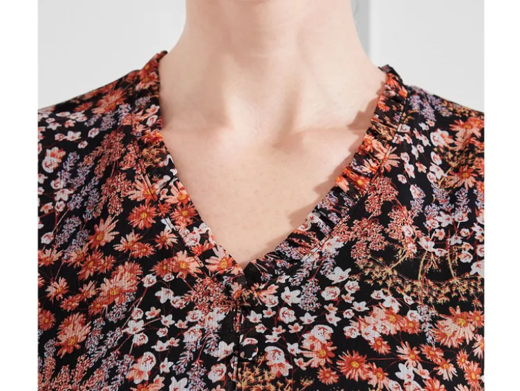 Damen Midi-Kleid, in moderner 3/4-Länge