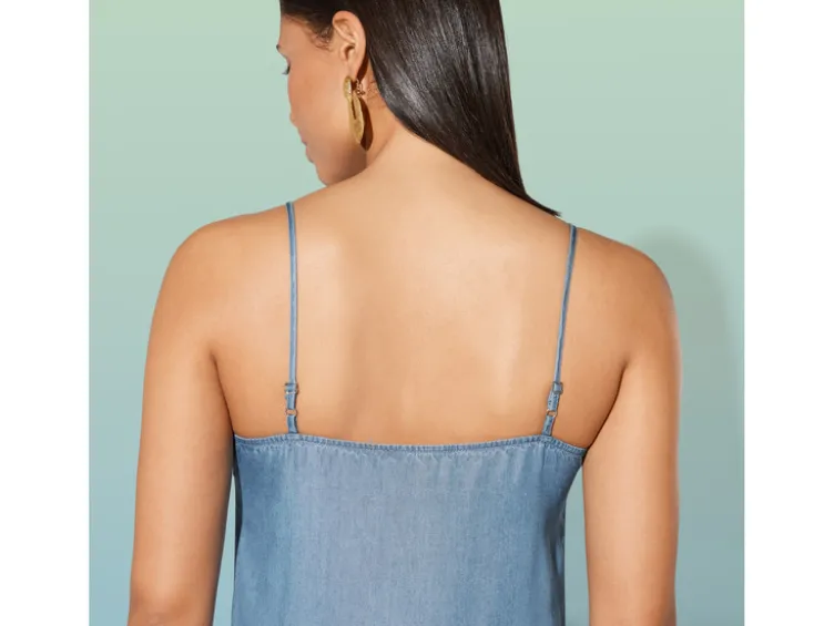 Damen Midikleid, mit Knopfleiste