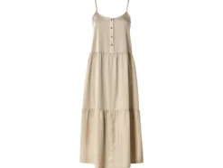 Damen Midikleid, mit Knopfleiste