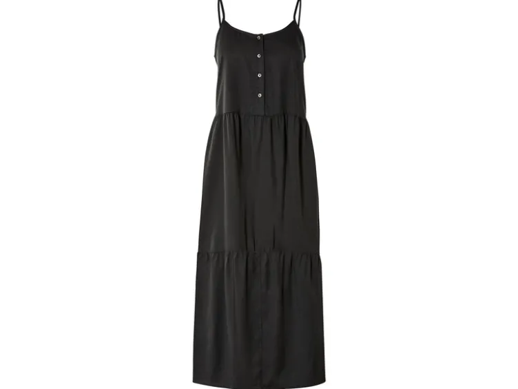 Damen Midikleid, mit Knopfleiste