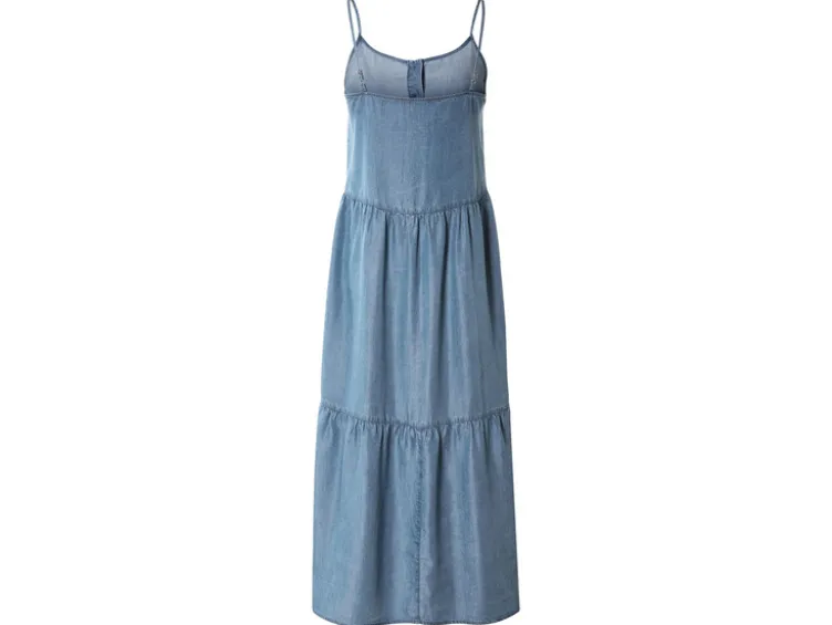 Damen Midikleid, mit Knopfleiste