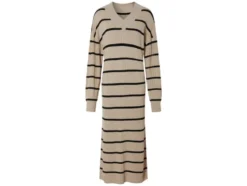 Damen Midi-Kleid mit Strukturstrick