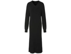 Damen Midi-Kleid mit Strukturstrick