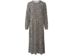 Damen Midikleid mit Volant am Rock