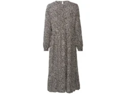 Damen Midikleid mit Volant am Rock