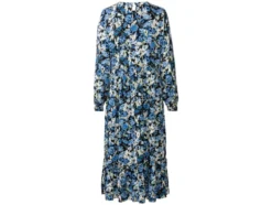 Damen Midikleid mit Volant am Rock