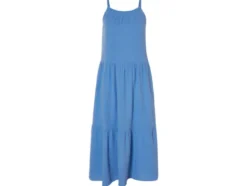 Damen Midi-Kleid mit Volants