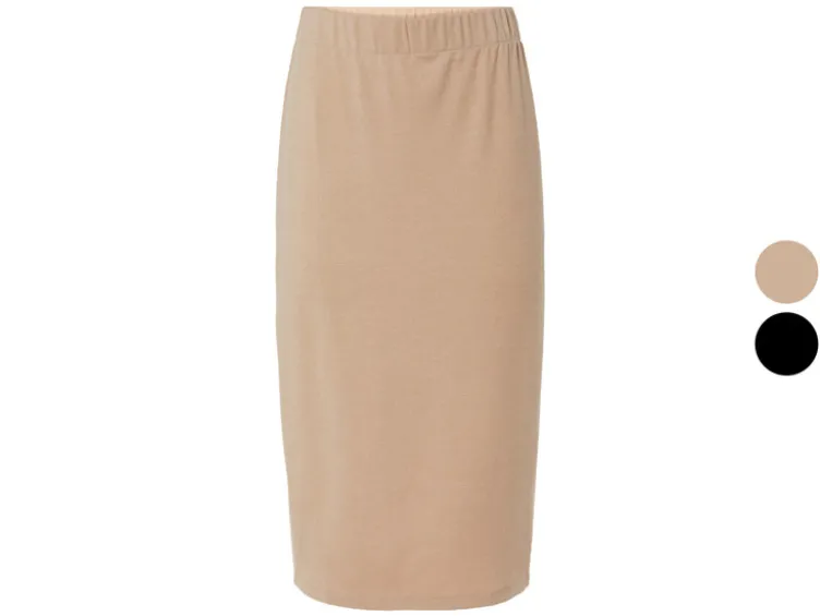 Damen Midi-Rock in angenehm weicher Strickqualität