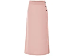 Damen Midi-Rock mit Seitenschlitz