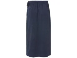 Damen Midi-Wickelrock, mit modischer Crinklestruktur