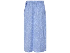 Damen Midi-Wickelrock, mit modischer Crinklestruktur