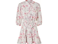 Damen Minikleid in Leinenoptik